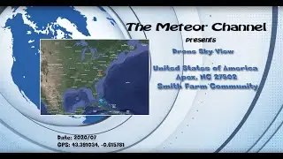 USA Apex NC Drone Sky View Smith Farm Community 1080P MC (Meteor Channel)
