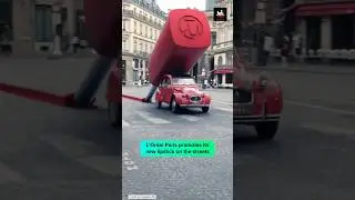L'Or&eacute;al Paris Promotes Its New Lipstick On Streets! 💄🔥 #lorealparis #lipstick #unique