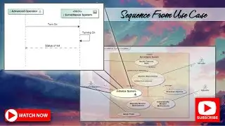 Как нарисовать диаграмму последовательности действий на основе варианта использования