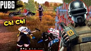 Jugada avanzada con el C4 en PUBG 😨 TENIAMOS 0.01% de hacer esta JUGADA!