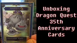Dragon Quest 35th Anniversary Card Unboxing