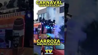 Carroza anunciadora del Carnaval de Vecindario #shorts #carnaval #tirajana #cabalgata #carroza