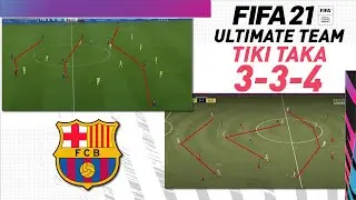 GUARDIOLA'S FC BARCELONA IN FIFA 21 ULTIMATE TEAM (334) CUSTOM TACTICS | TIKI TAKA 2011-12