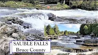 Sauble Falls in Bruce County