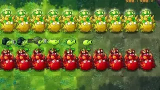 Pea Storm Commandos vs Powerful Zombies | PVZ Mod Challenge