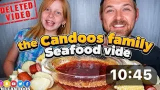 The Candoos Family Father & Daughter Eating SeaFood 🦞🍡 | Delet Vid | 😄❤️&zwj;🔥 