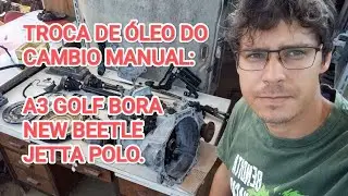 Troca de óleo do câmbio manual Audi a3 golf bora New beetle Jetta polo - JP AUTO IMPORTS.