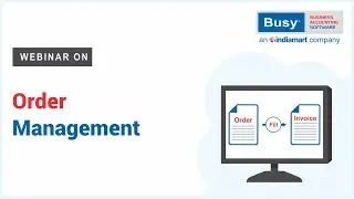 Order Management in BUSY (Hindi)