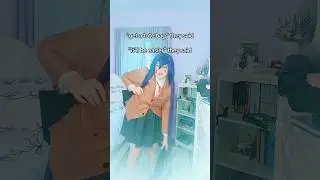 I fell so goofy 😭 #cosplay #dokidokiliterature #ddlccosplay #yuri #yuriddlc #justmonika #ddlc