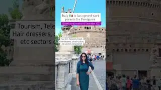 Italy has opened 136000 Work permits for  Non-Europeans