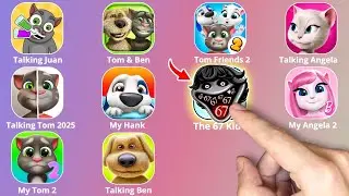 Talking Tom And Friends,HUNGRY WORM,Roblox,67 KID, 6 7,Talking Angela,Talking Ben,Talking Tom