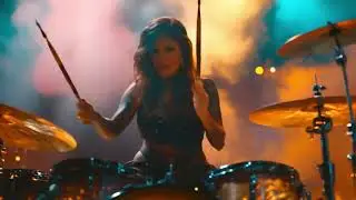 ⚡ Electric Girl Strikes with Titans' Fury 🎸🔥 | Epic Guitar Power