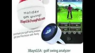 Holiday Golf Gift! Penny Pulz 3Bays Golf Swing Analyzer Holiday Cheer!