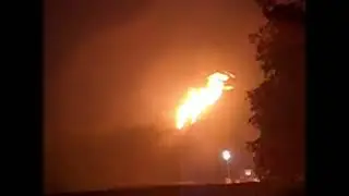 Flaring Best Well Pad Labor Day 2009