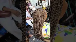 How To Twist Hairstyle Tutorial With Brazilian Wool #hairstyle #viralshorts