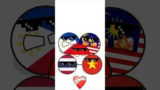 Southeast Asian countries are strong!#countryballs #Southeast Asia