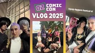 Ozcomicon Brisbane 2025 Vlog! Kpop Demon Hunters Cosplayers!