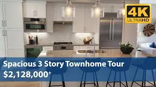 Spacious 3 Story Townhome Tour | Foster City, CA | $2,128,000 | 2,194 Sq ft | 4 Bd | 3.5 Ba