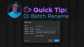 Figma QuickTip #1 - Batch Rename