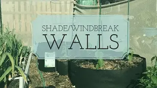 Building an Easy DIY Shade/Windbreak Wall