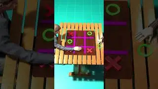 Win Every Tic Tac Toe Game (3D Animation)⭕❌🤩#3danimation #tictactoe#blender3d#amazing#shorts#reels