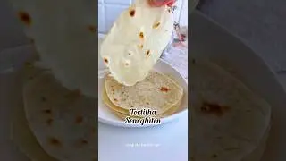 Tortilha sem gl&uacute;ten #tortilla #rap10 #semgl&uacute;ten