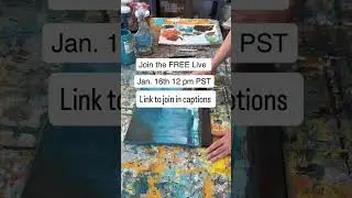 Join My FREE Live Creative Reset 🎨 Start Painting Again Gently ✨ #intuitivepainting #abstractart #d
