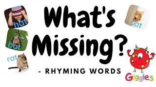 What's missing? Rhyming words - what's missing quiz with rhyming words