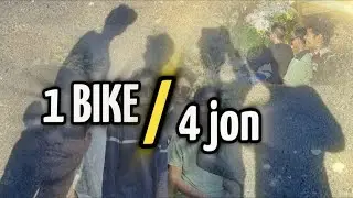 1 BIKE 4 JON || এক বাইকে ৪ জন || neww vlog || subscribe || all video 