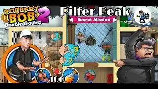 Robbery Bob 2 Pilfer Peak : Use Secret Agent Suit - Wind-Up Toy And Invisibility Potion