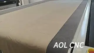 AOL CNC single-layer fabric cutting machine with circular knife