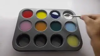 Let's create new colour's using Acrylic colours Satisfying colours mixing #asmr #colormixingmagic 