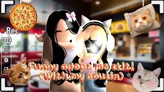 Funny adopt me MacDonald skit with my cousin!! (🐱-LOTS OF CATS INCLUDED-🐱) (posted early)
