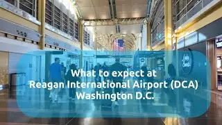 Reagan International Airport (DCA) Washington D.C. - Walking Tour 