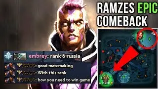 VP.Ramzes Unbelievable Anti-Mage Comeback with Trashtalkers - Dota 2