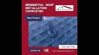 Residential Roof Installation Completed by UltimateS Roofing in Columbus