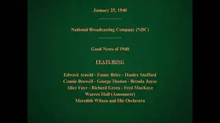 January 26, 1940 - NBC - Good News of 1940