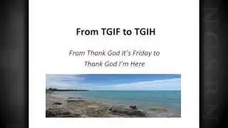 Jorge Cherbosque, Ph.D. -  Moving to Thank God I'm Here