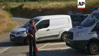 Man 'wearing explosive belt' shot in western Spain