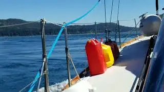 Passing through Seymour Narrows British Columbia during maximum Ebb tides#nature #sailing #nature