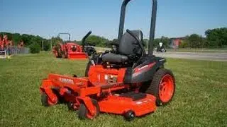 Kubota Zero Turn with Snow Plow