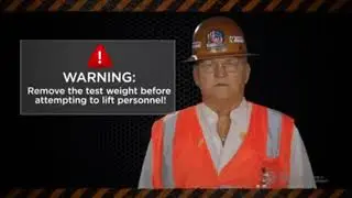 Man Basket using  Safety Training