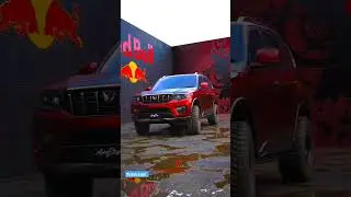 Scorpio N modified in red colour ❣️ l #scorpion #red #2022 #brand #mahindrascorpio #shorts