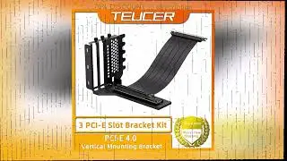 A must-have product! TEUCER L-Z3 GPU Vertical Mounting Bracket Kit, PCIe 4.0 X16 Riser Cable 200mm