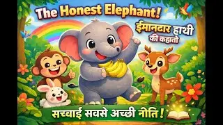 The Honest Elephant 🐘 | ईमानदार हाथी की कहानी | Moral Story for Kids