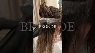 Valentine Hair Color Inspiration 💖 | Perfectly Dyed Bronde Hair! WIGI Hair Extensions #shorts