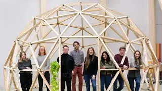 This dome is made of waste