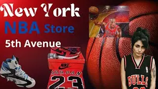 NBA Store New York City 5th Avenue, Virtual Tour 4K .