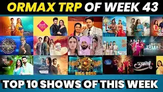 😱Ormax TRP Report of Week 43 (2023) : Top 10 Shows of this Week