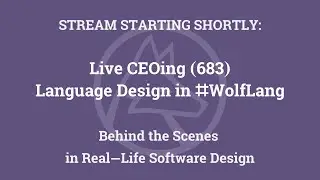 Live CEOing Ep 683: Language Design Review for Foreign Function Interface Functionality continued